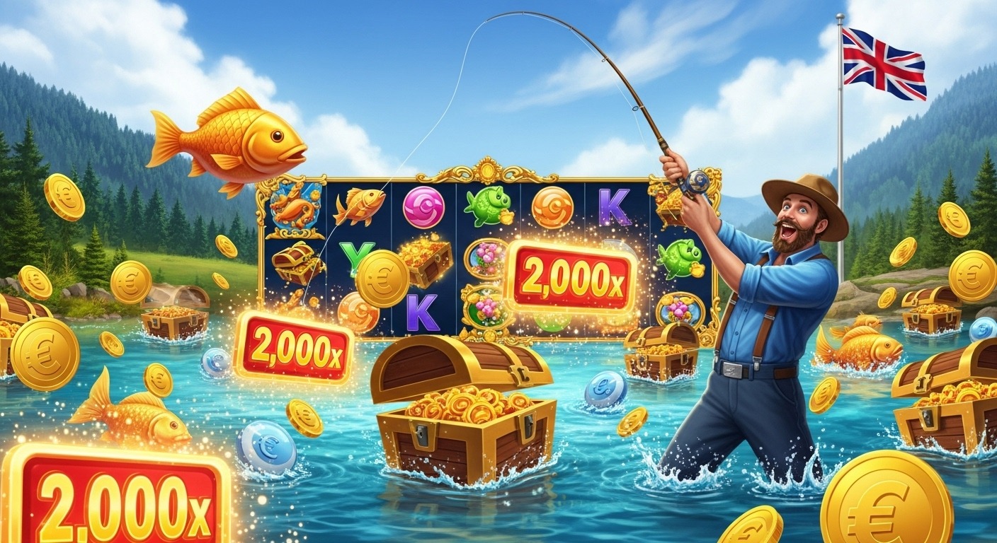 Fisherman pulling 20,000x prize with German landscape and treasures